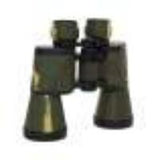 10 x 50mm  Black Binoculars