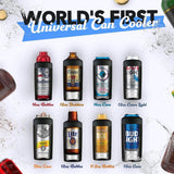 4 1n 1 Power coated can / bottle cooler