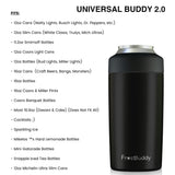 4 1n 1 Power coated can / bottle cooler
