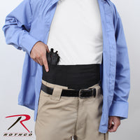 AMBIDEXTROUS CONCEALED ELASTIC BELLY BAND HOLSTER