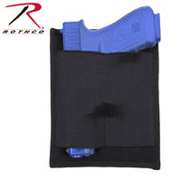 BLACK CONCEALED CARRY HOLSTER PANEL