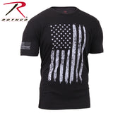 Distressed US Flag Athletic Fit T-Shirts