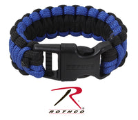 THIN BLUE LINE DELUXE PARACORD BRACELET